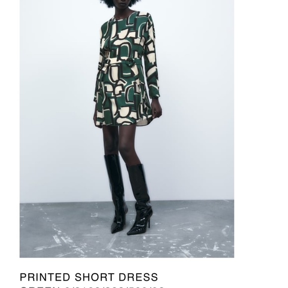 short printed dress zara Zara - Zw Collection Printed Mini Dress - Multicolored - Xs